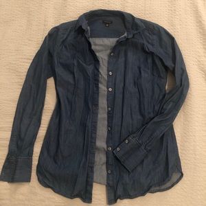 Ann Taylor Denim Button Down